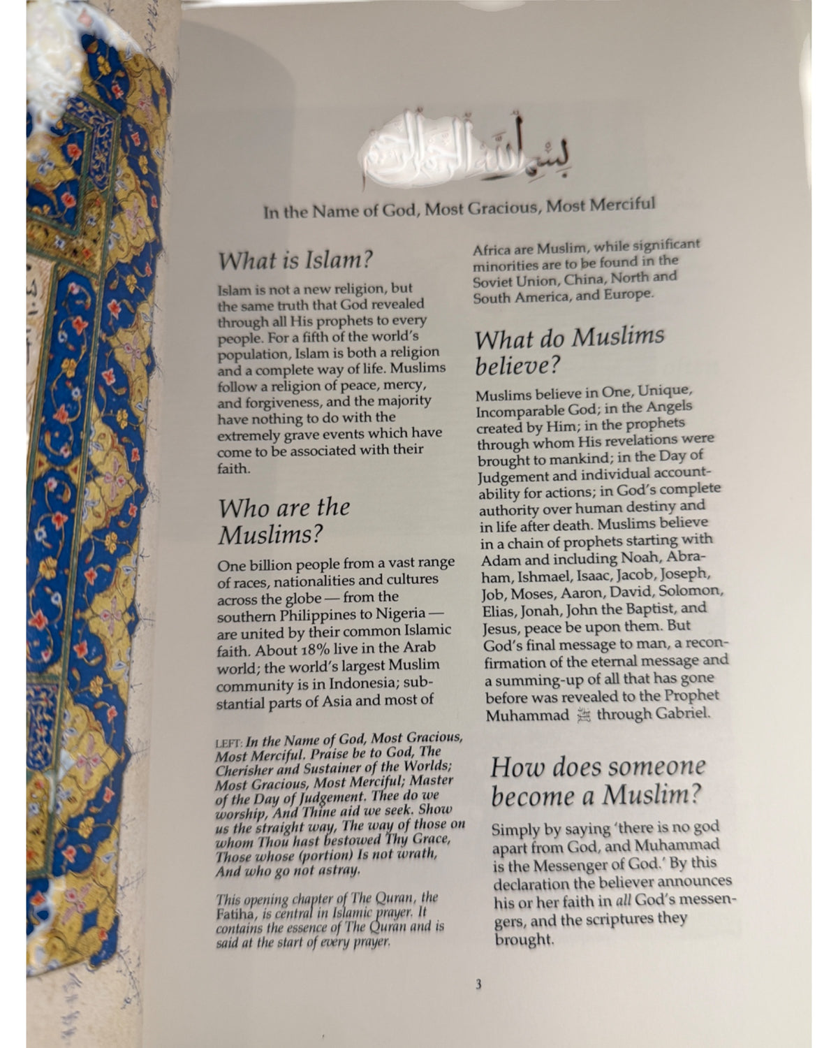 Understanding Islam and the Muslims