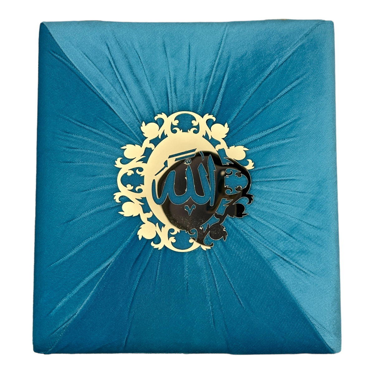 ZANBEAL Sacred Reflections Islamic Gift set: Velvet Quran Box with Prayer Mat and Pearl style Tasbih