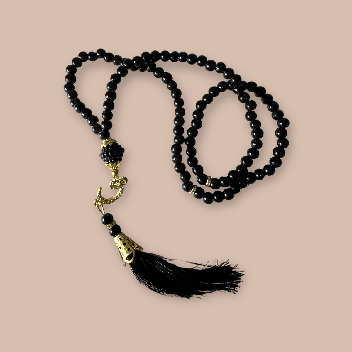 ZANBEAL Divine Elegance Collection Islamic Gift Set : Embellished Tally Counter, Mini Quran and Tasbih Beads.