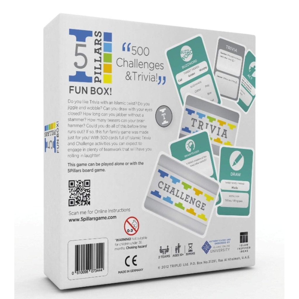5 Pillars Fun Box Is An Ideal Islamic Gift for Muslim Kids-TOY-Islamic Goods Direct