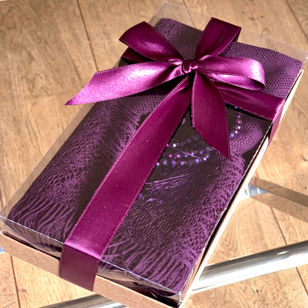 Islamic Gift Set Bundle includes Prayer Mat set for Adults + Ladies Headscarf set plus Air Freshener-Islamic Goods Direct