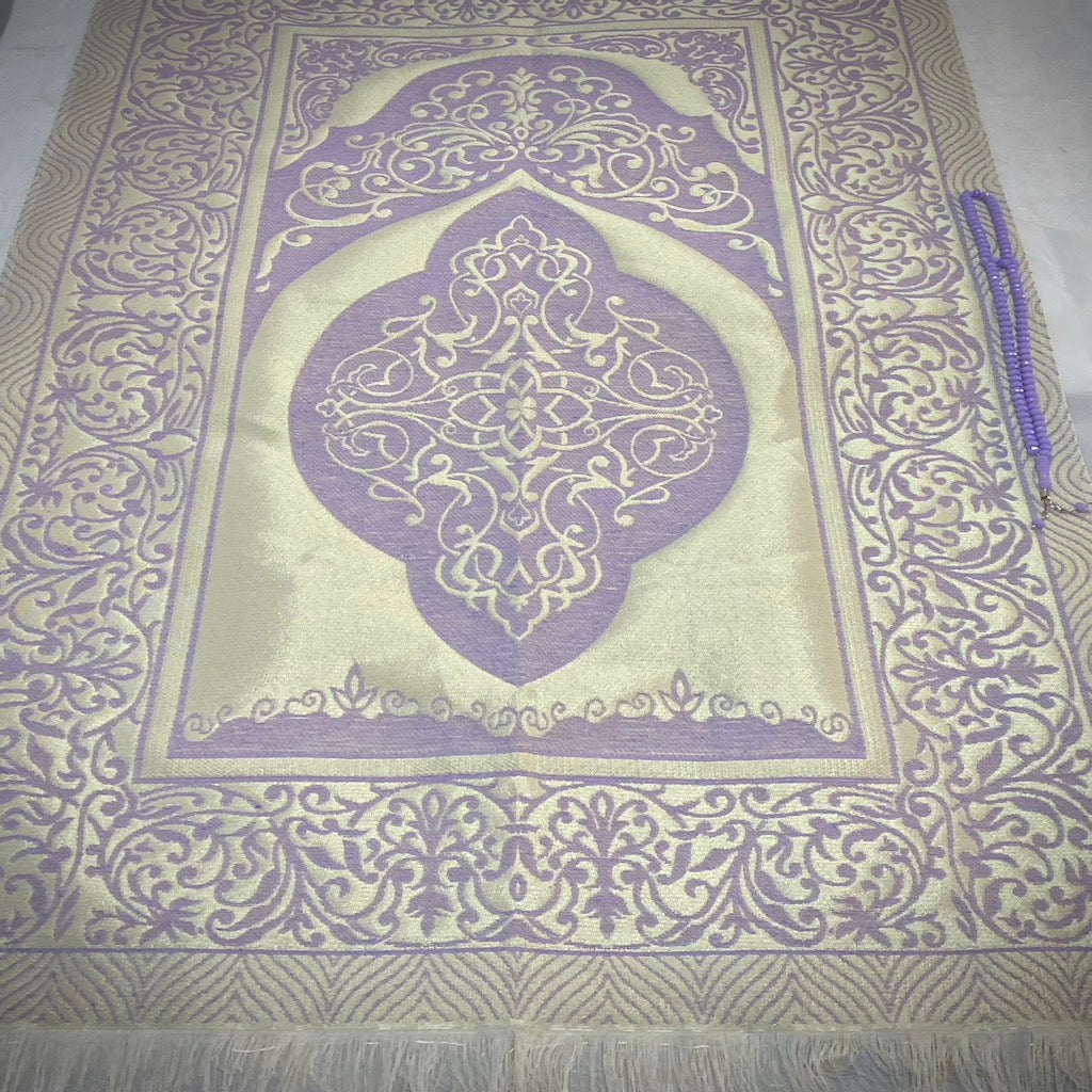 Islamic Gift Box with Muslim Prayer Mat and Tasbih Prayer Beads - An ideal Gift for Muslims-Islamic Goods Direct