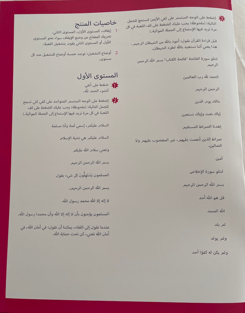 Talking Muslim Doll Aamina by Desi Doll speaks Arabic and English - New improved Edition-Kids Books-Islamic Goods Direct