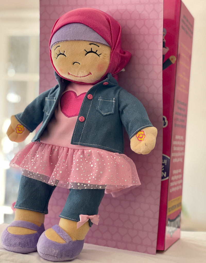 Talking Muslim Doll Aamina by Desi Doll speaks Arabic and English - New improved Edition-Kids Books-Islamic Goods Direct