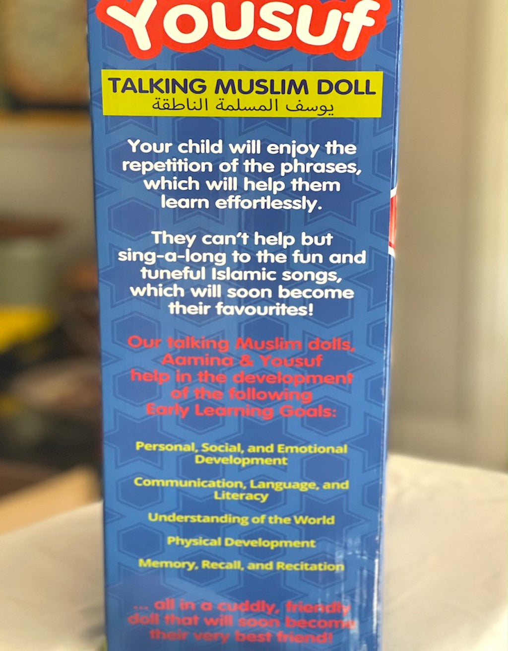 Talking Muslim Doll Yousuf by Desi Doll speaks Arabic and English - New improved Edition-Toy-Islamic Goods Direct