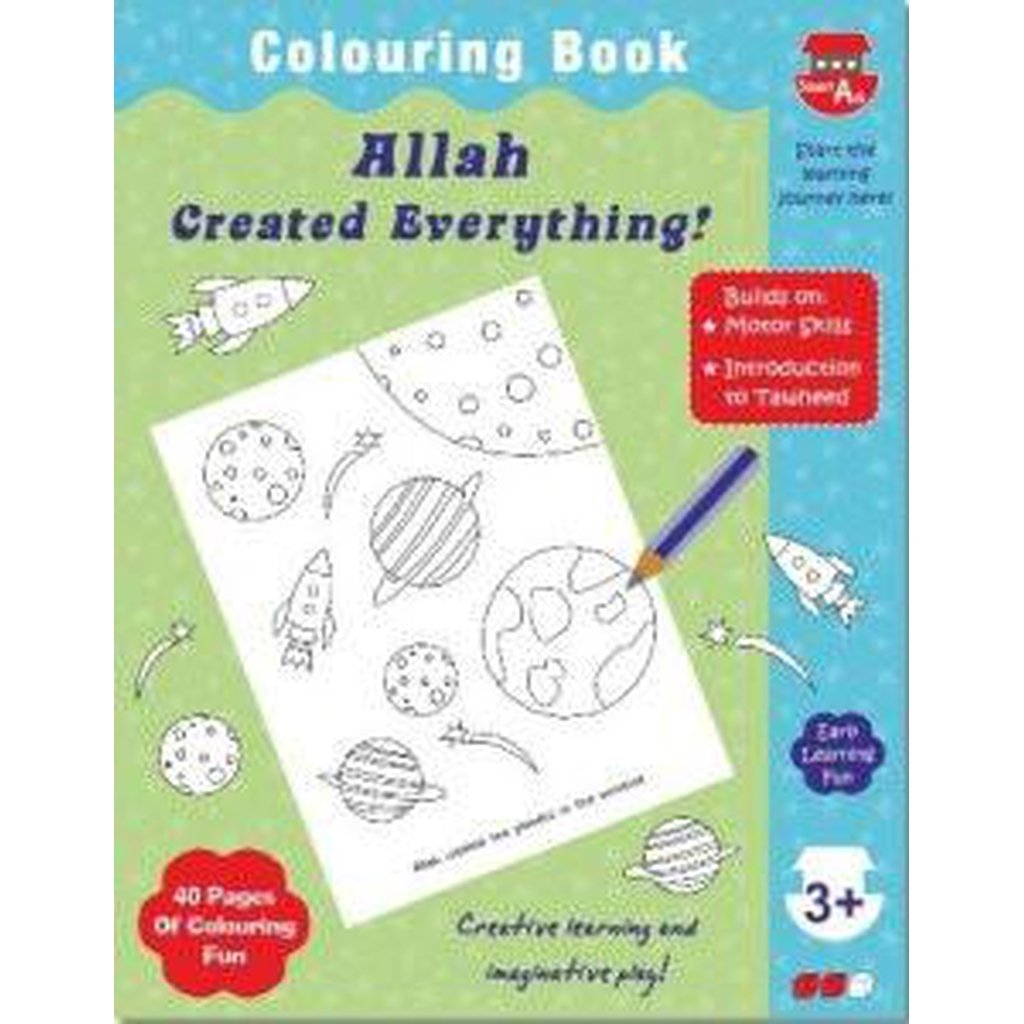 Allah Created Everything (Colouring Book)-Kids Books-Islamic Goods Direct