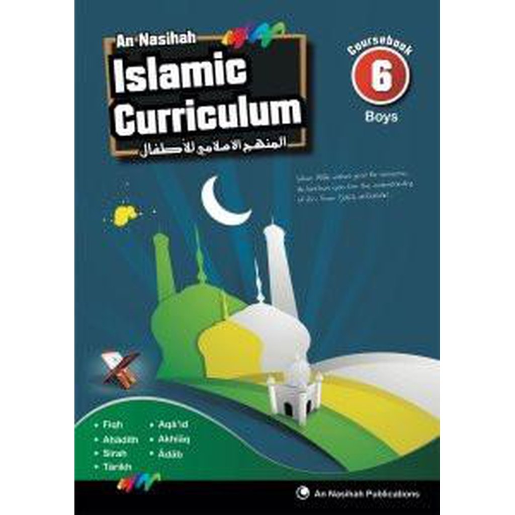 An Nasihah Islamic Curriculum Coursebook 6 Boys-Kids Books-Islamic Goods Direct