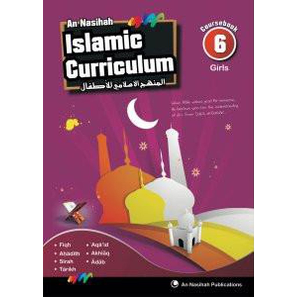An Nasihah Islamic Curriculum Coursebook 6 Girls-Kids Books-Islamic Goods Direct