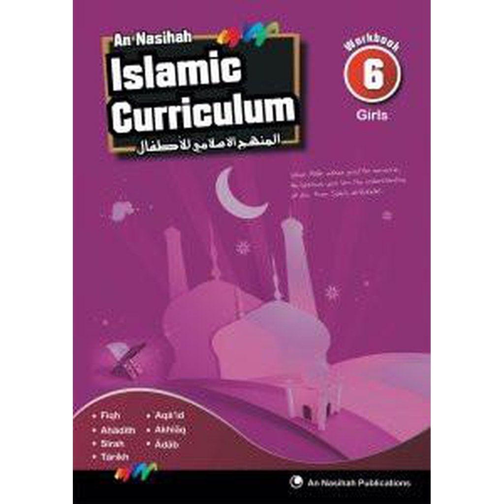 An Nasihah Islamic Curriculum Workbook 6 Girls-Kids Books-Islamic Goods Direct