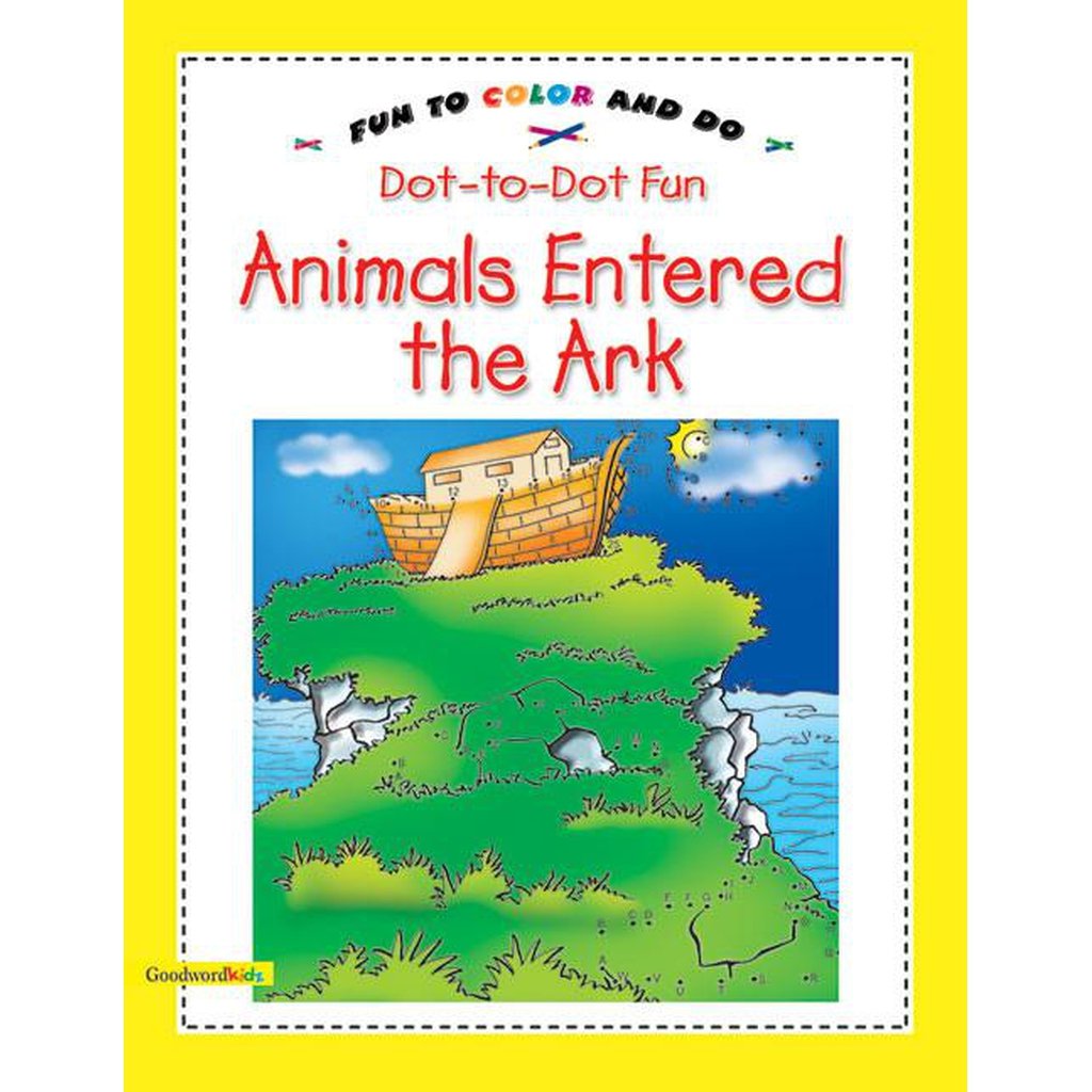 Animals Entered the Ark (Dot-to-Dot Fun)-Kids Books-Islamic Goods Direct