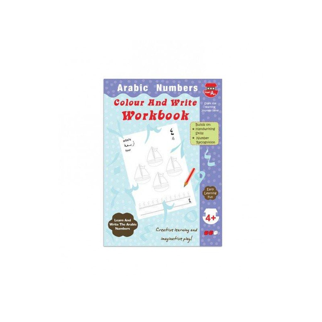 Arabic Numbers Workbook-Kids Books-Islamic Goods Direct
