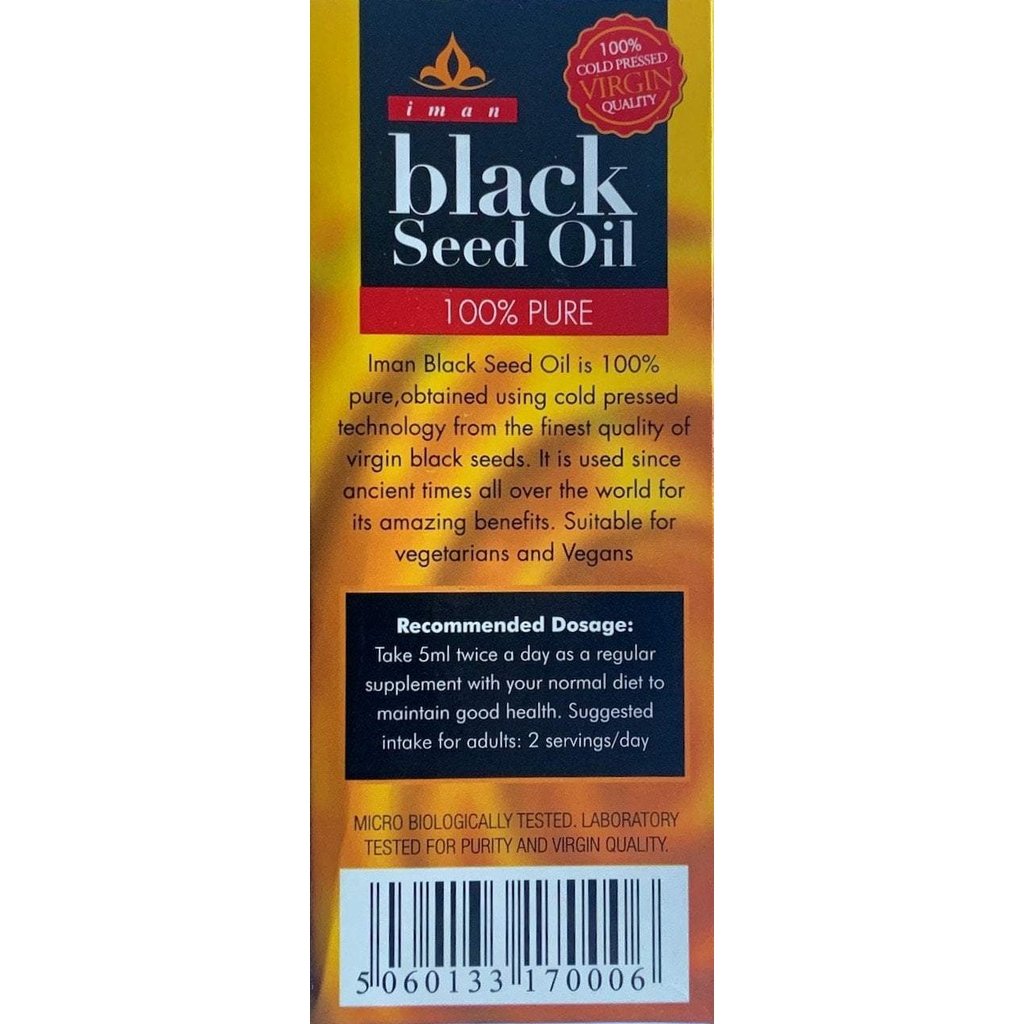 Black Seed Oil (Nigella Sativa Kalvanji) 100% Pure and Cold Pressed-Health-Islamic Goods Direct