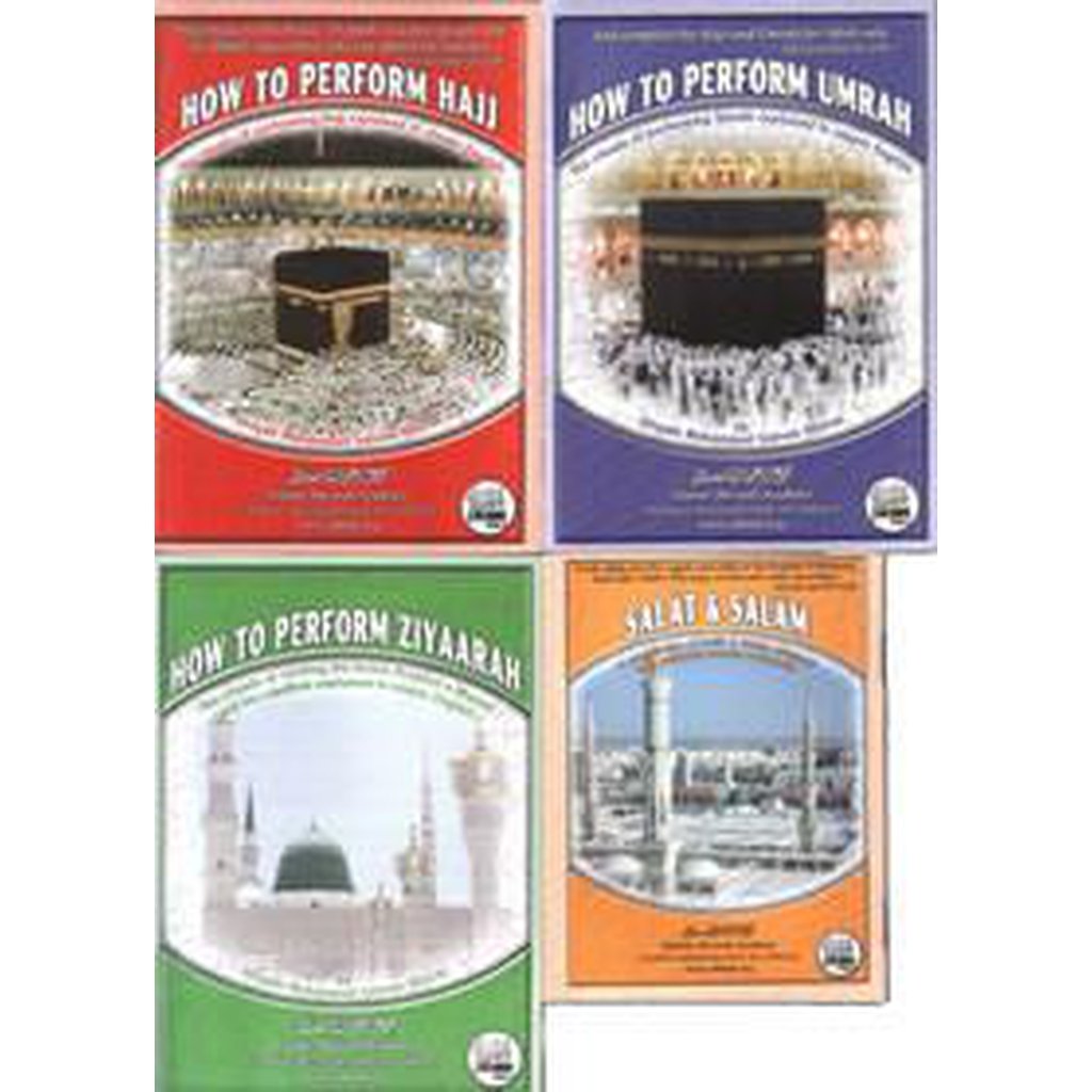 Collection of 5 Booklets on Hajj, Umrah, Ziyaarah-Knowledge-Islamic Goods Direct