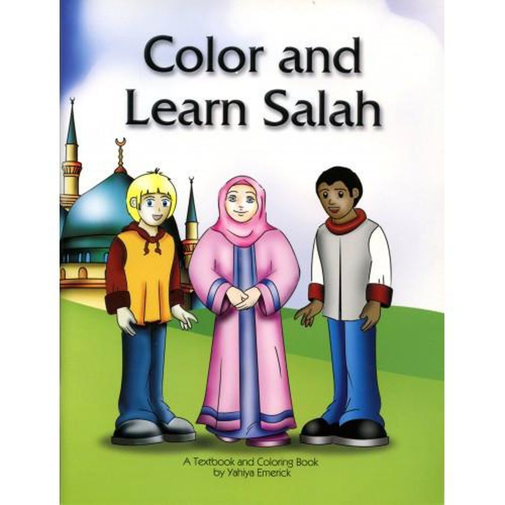 Color and Learn Salah-Kids Books-Islamic Goods Direct
