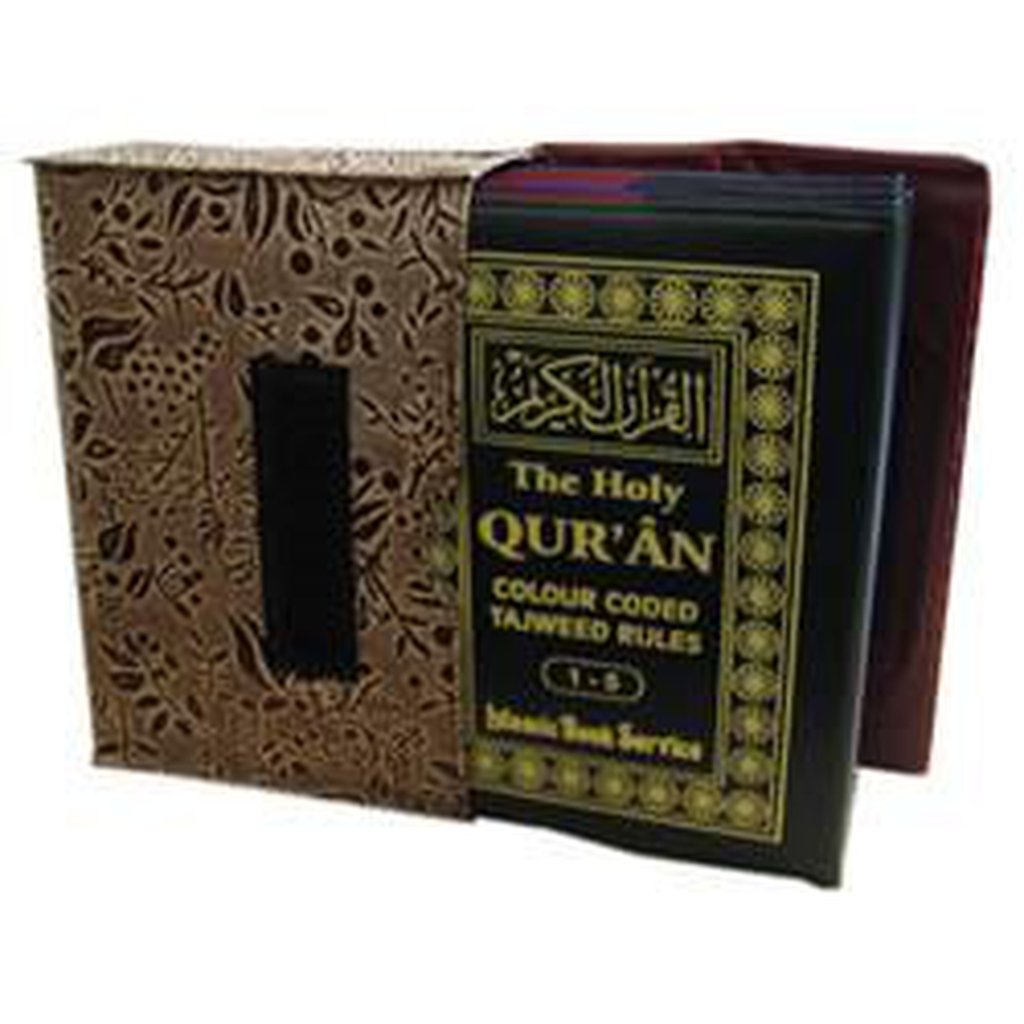 Colour Coded Quran in 6 Parts-Knowledge-Islamic Goods Direct