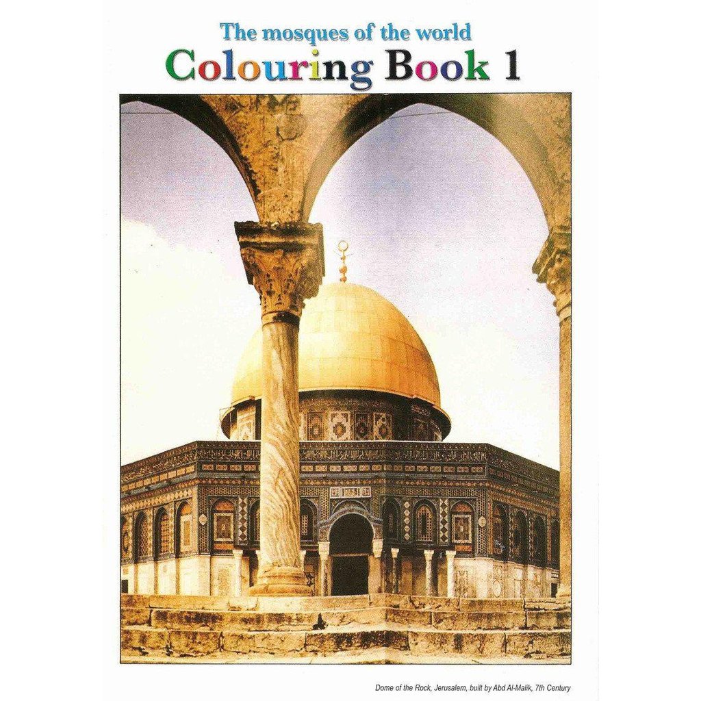 Colouring Book 1: The Mosques Of The World-Kids Books-Islamic Goods Direct