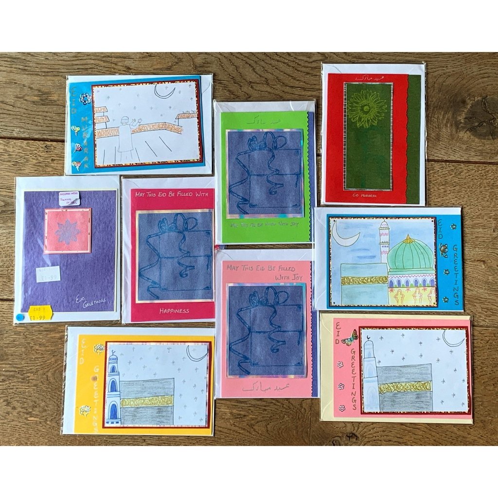 EID Cards for Kids - designed by children for children! (Set of 3)-Gift-Islamic Goods Direct