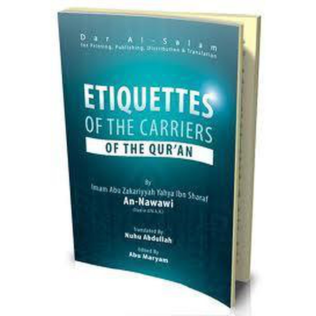 Etiquettes of the Carriers of the Quran by Imam Nawawi-Knowledge-Islamic Goods Direct