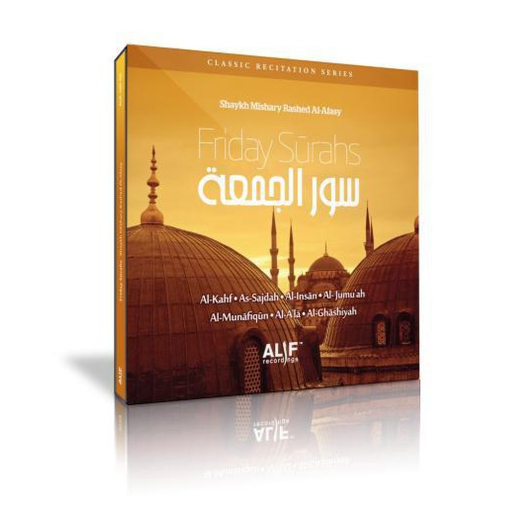 Friday Surahs by Shaykh Mishary Rashed Al-Afasy-Audio &amp; Video-Islamic Goods Direct