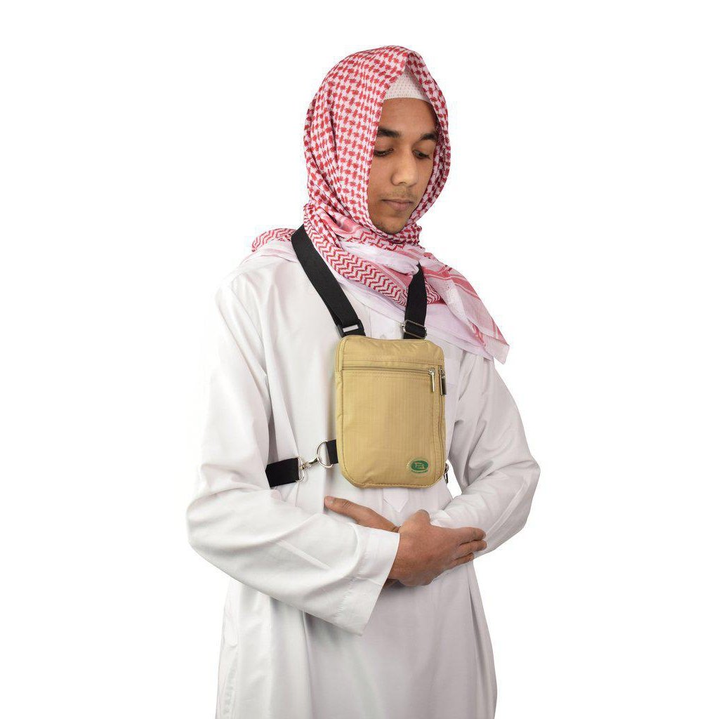 Hajj &amp; Umrah - Secure Side Bag &amp; Neck Bag-Islamic Essential-Islamic Goods Direct