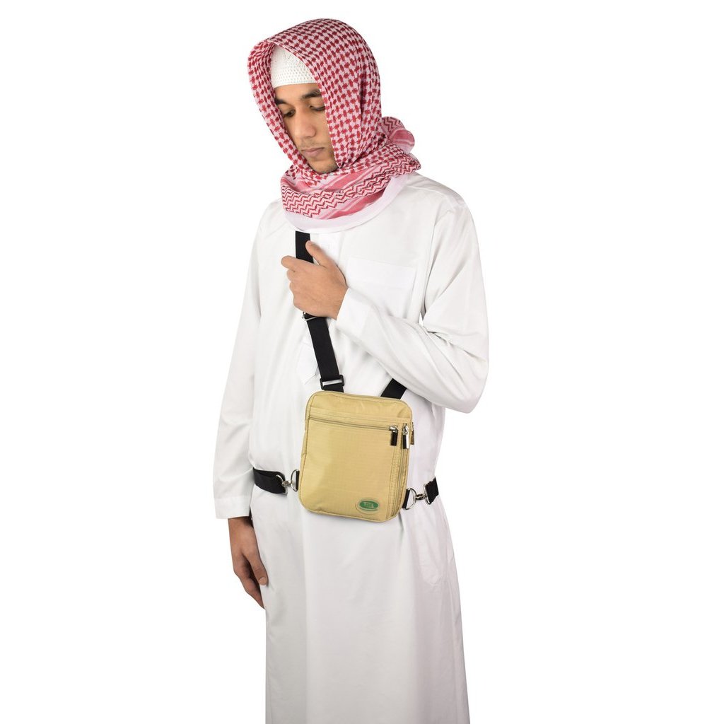 Hajj &amp; Umrah - Secure Side Bag &amp; Neck Bag-Islamic Essential-Islamic Goods Direct