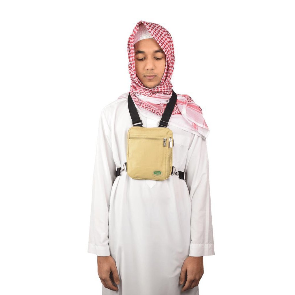 Hajj &amp; Umrah - Secure Side Bag &amp; Neck Bag-Islamic Essential-Islamic Goods Direct