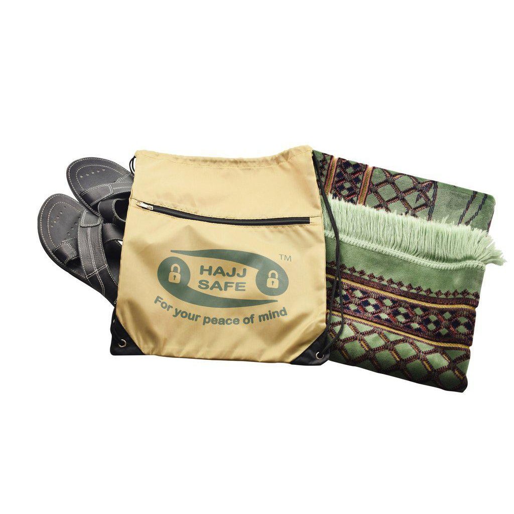 Hajj &amp; Umrah Shoe + Prayer Mat Bag-Islamic Essential-Islamic Goods Direct