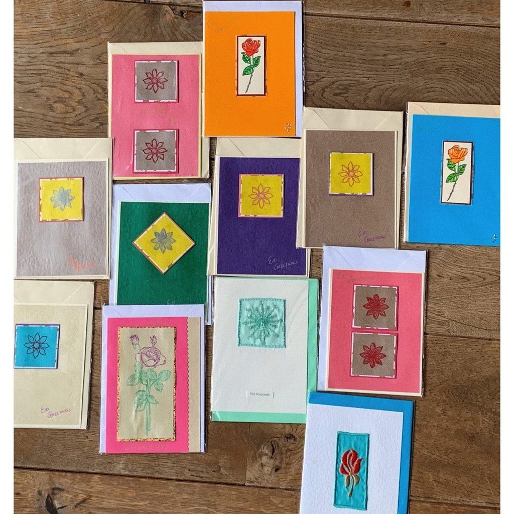 Hand made Eid Cards - Set of 3 Eid Cards-Gift-Islamic Goods Direct