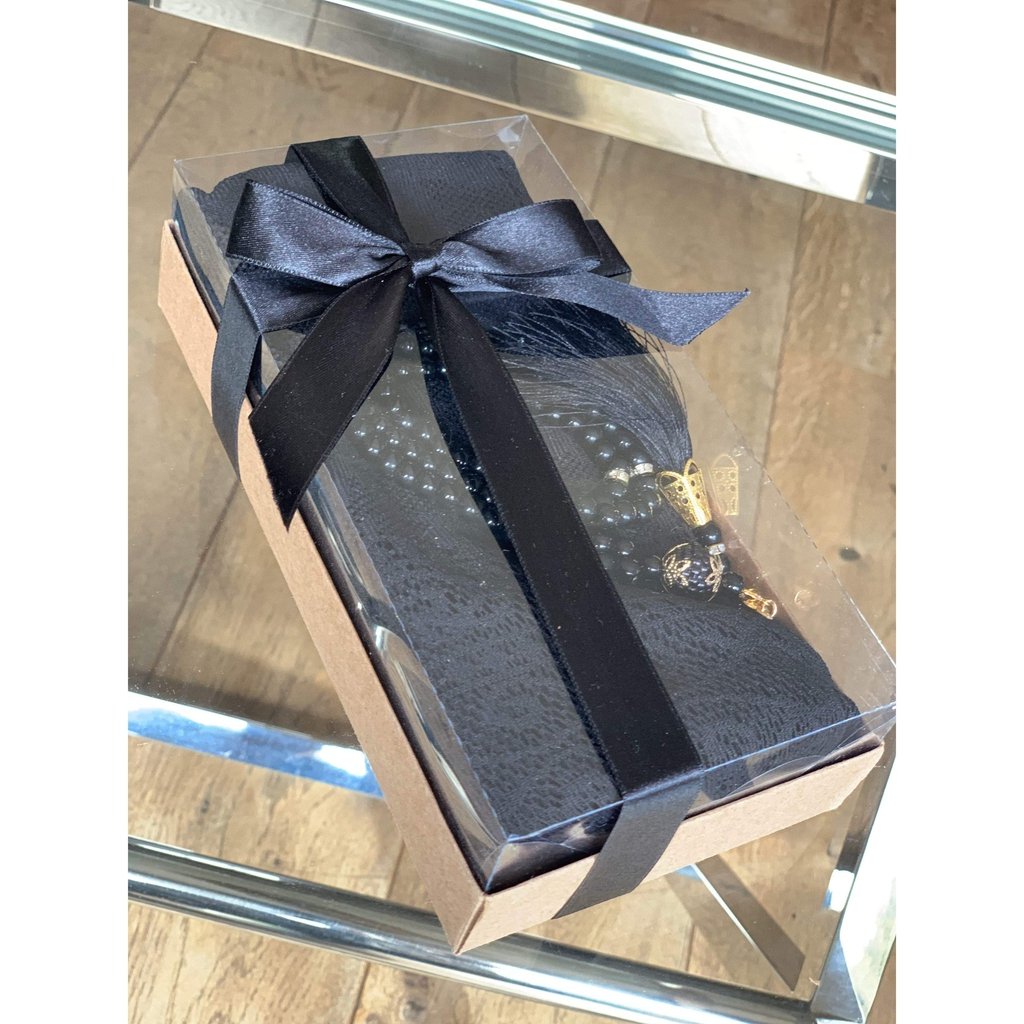 Head Scarf Gift Box with Tasbih beads - an ideal gift for Muslim women-Gift-Islamic Goods Direct