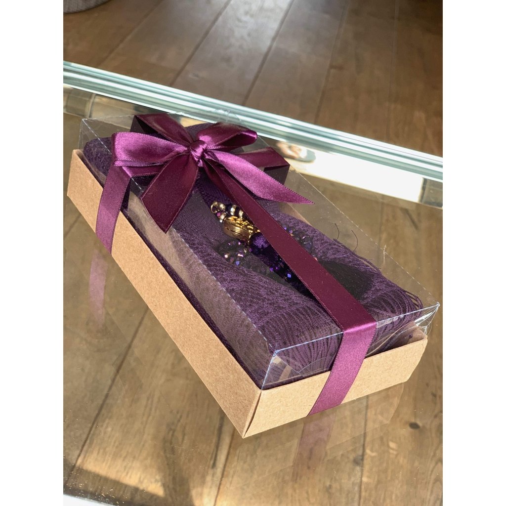 Head Scarf Gift Box with Tasbih beads - an ideal gift for Muslim women-Gift-Islamic Goods Direct