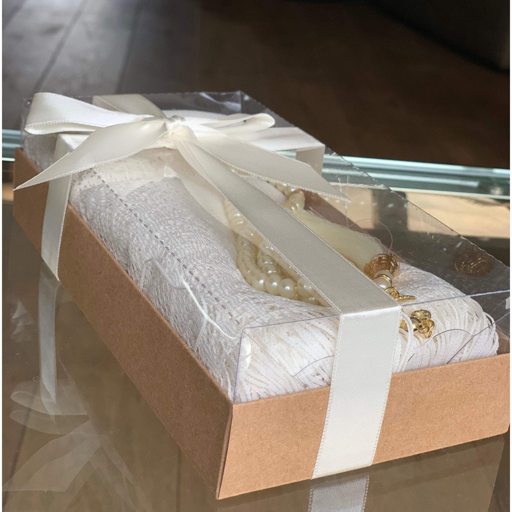 Head Scarf Gift Box with Tasbih beads - an ideal gift for Muslim women-Gift-Islamic Goods Direct