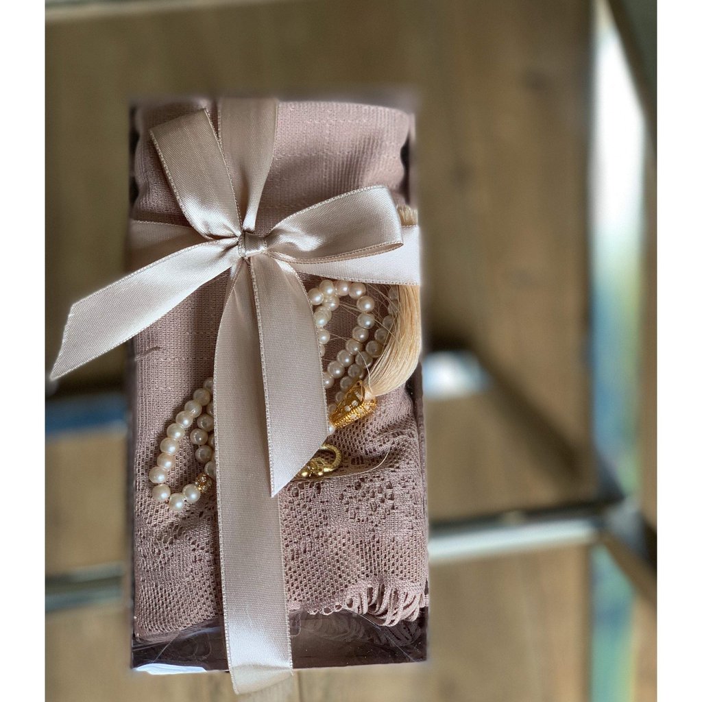 Head Scarf Gift Box with Tasbih beads - an ideal gift for Muslim women-Gift-Islamic Goods Direct