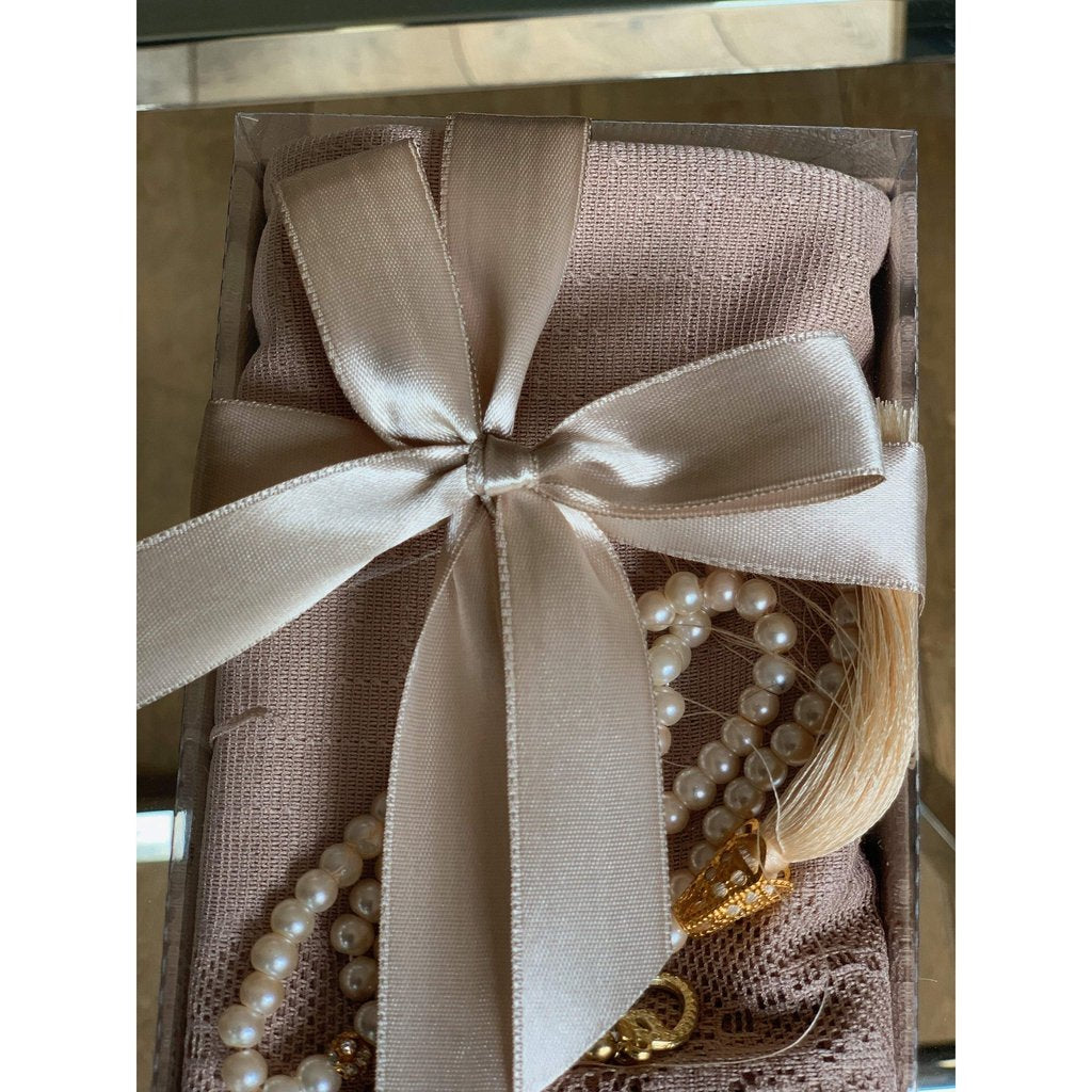 Head Scarf Gift Box with Tasbih beads - an ideal gift for Muslim women-Gift-Islamic Goods Direct