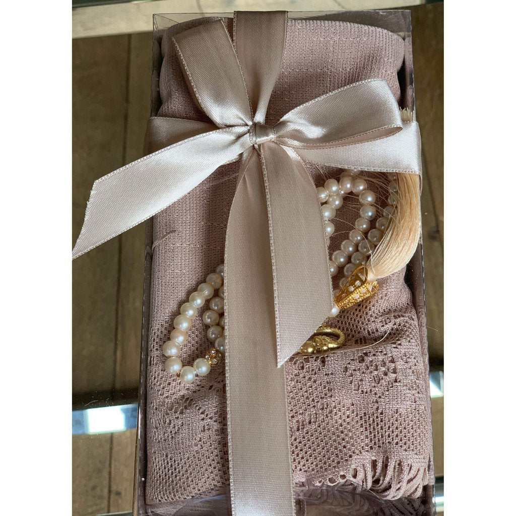 Head Scarf Gift Box with Tasbih beads - an ideal gift for Muslim women-Gift-Islamic Goods Direct