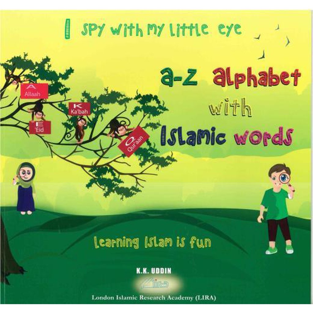 I Spy with my little eye A-Z Alphabet with Islamic Words-Kids Books-Islamic Goods Direct