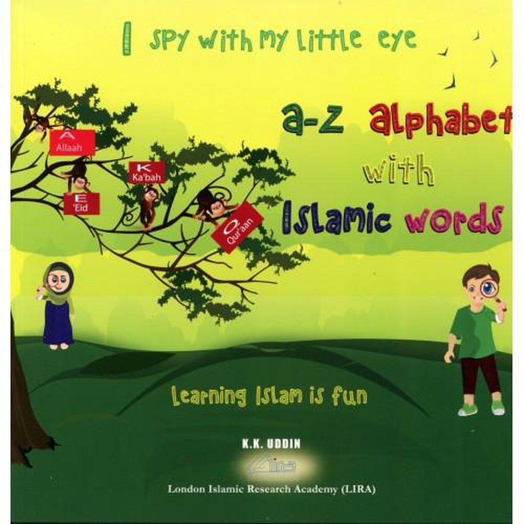 I spy with my little eye (A-Z Alphabet with Islamic words)-Knowledge-Islamic Goods Direct