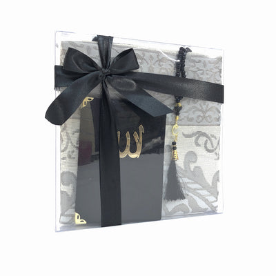 Islamic Gift box consists of a Prayer mat, Surah Book & tasbih beads-Gift-Islamic Goods Direct