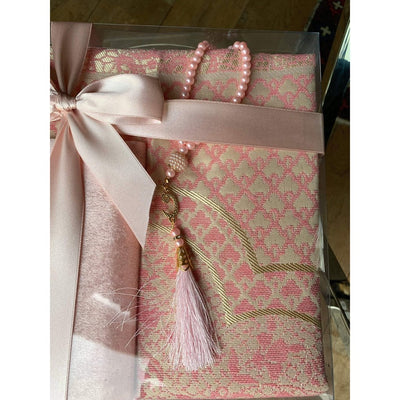 Islamic Gift box consists of a Prayer mat, Surah Book & tasbih beads-Gift-Islamic Goods Direct