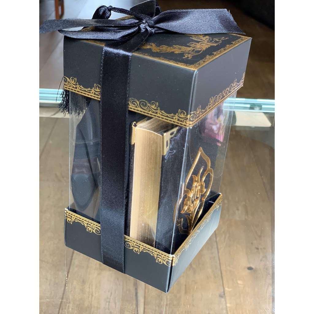Islamic Gift Box with ladies head scarf and golden Quran in Arabic-Gift-Islamic Goods Direct
