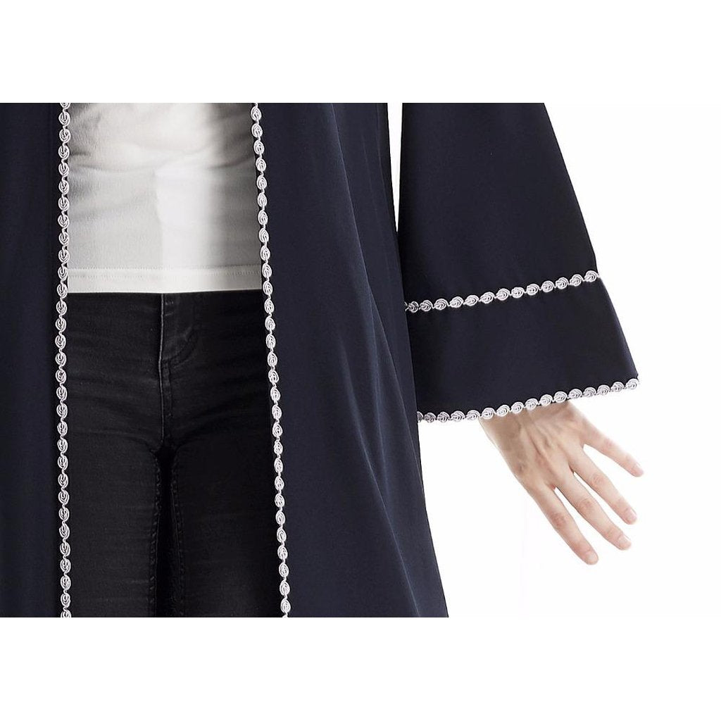 Kimono/Cardigan Deep Blue One Size-Women-Islamic Goods Direct