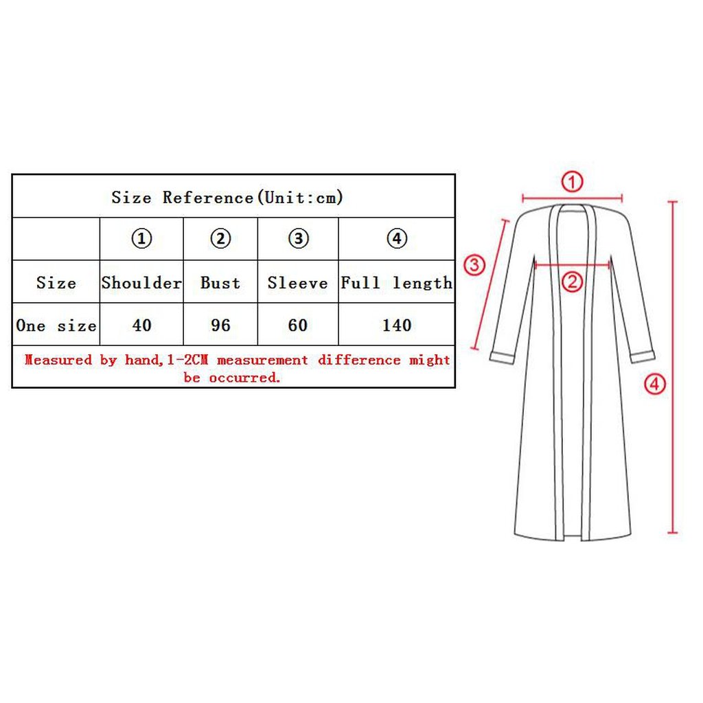 Kimono/Cardigan Deep Blue One Size-Women-Islamic Goods Direct