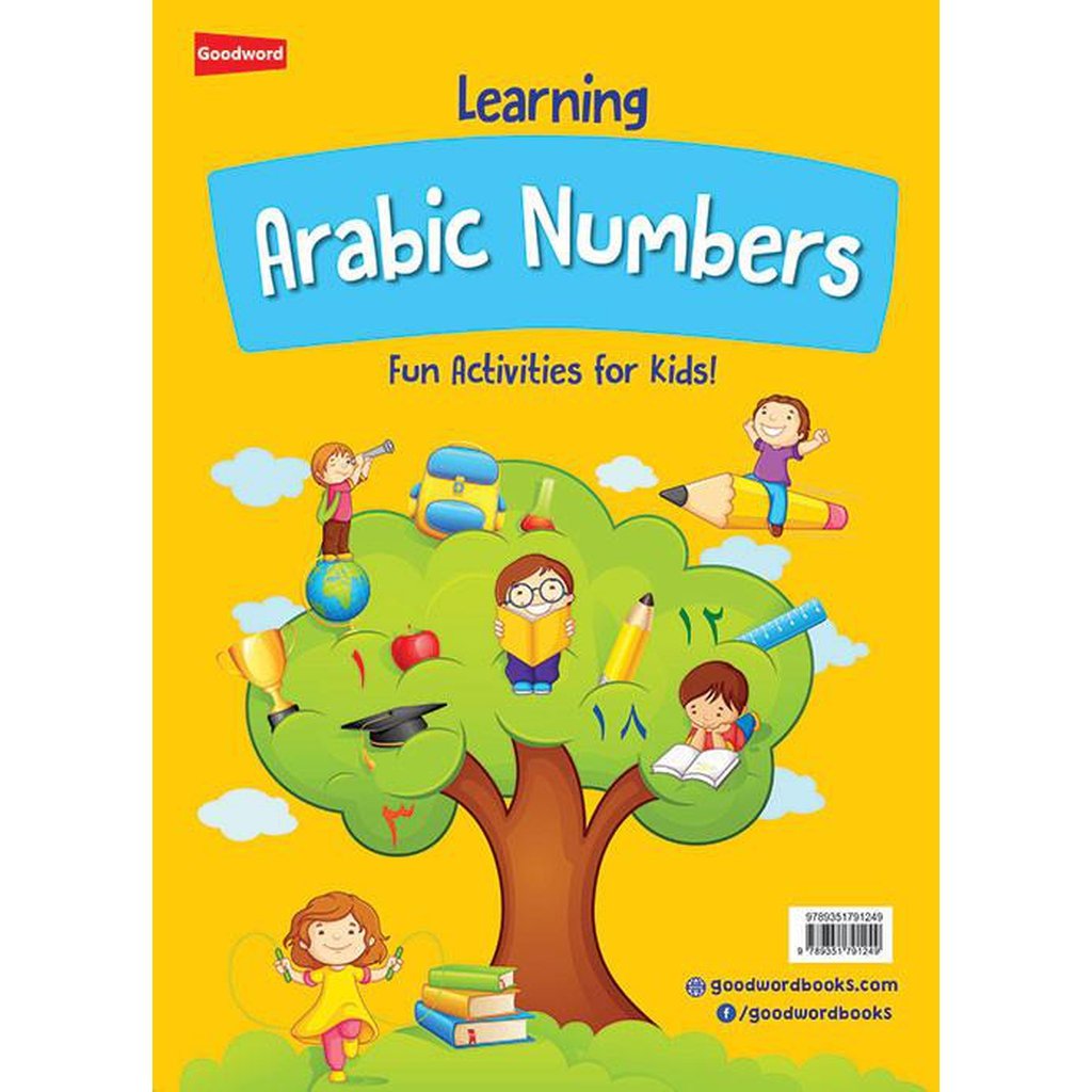 Learning Arabic Numbers-Kids Books-Islamic Goods Direct