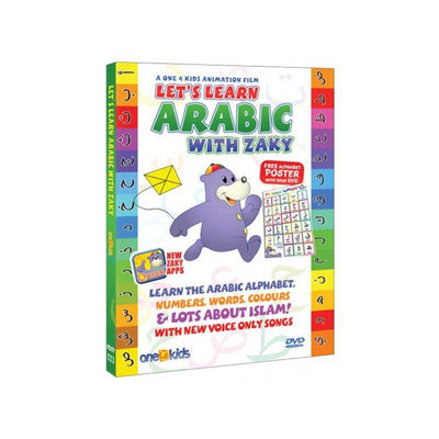 Let’s Learn Arabic with Zaky DVD-TOY-Islamic Goods Direct