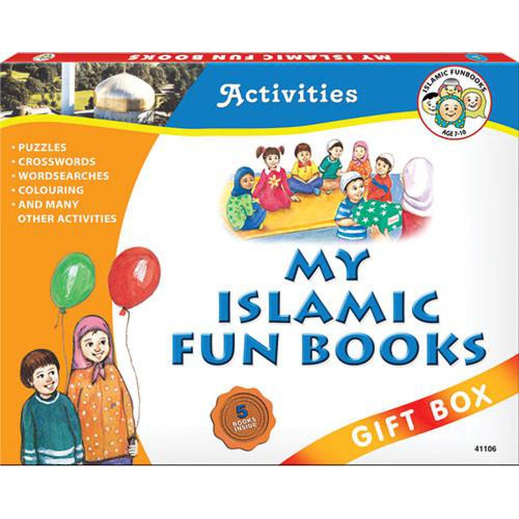 My Islamic Fun Books Gift Box (Five Paperback Books )-Kids Books-Islamic Goods Direct