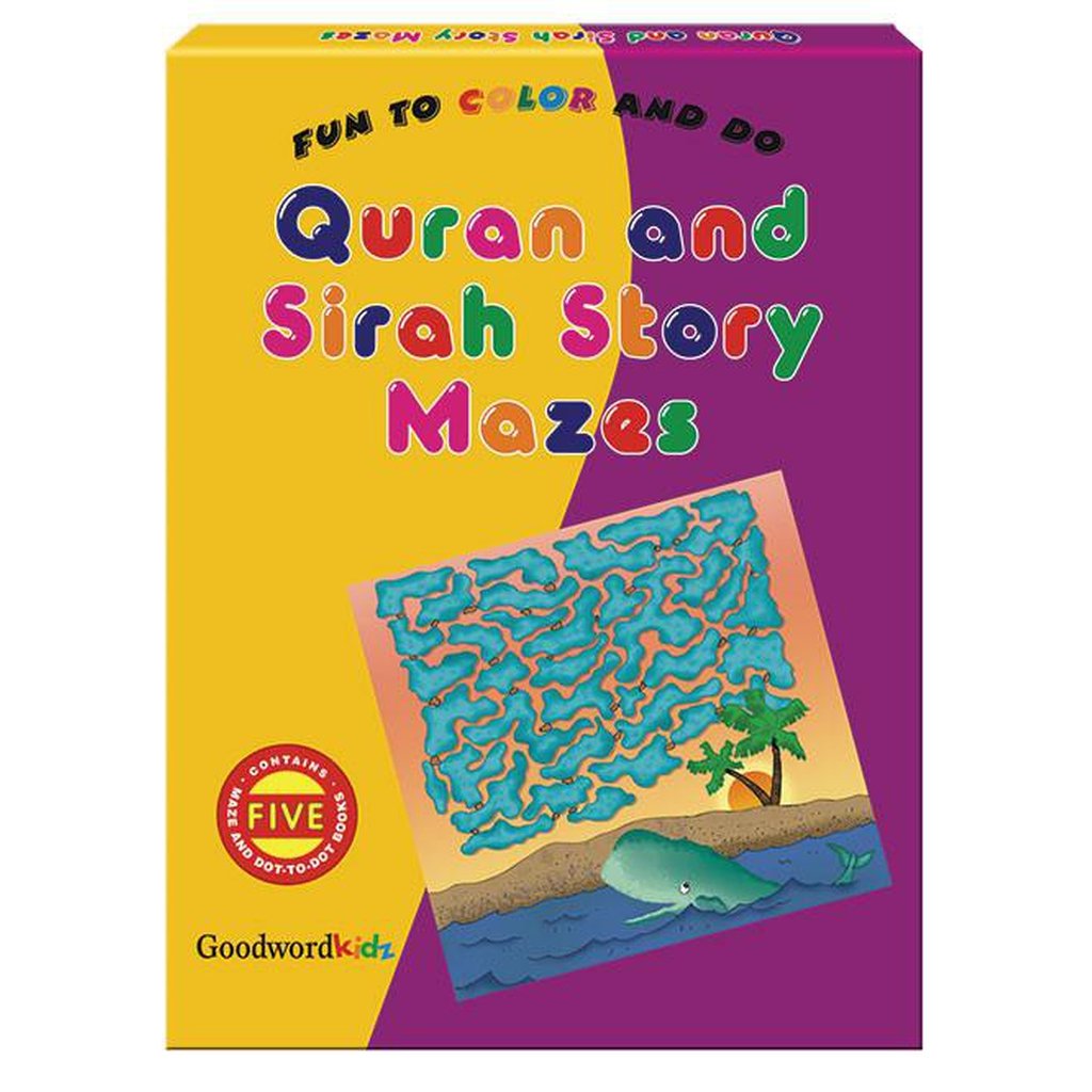 My Quran and Sirah Story Mazes (Five Maze Books) Gift Box-Kids Books-Islamic Goods Direct