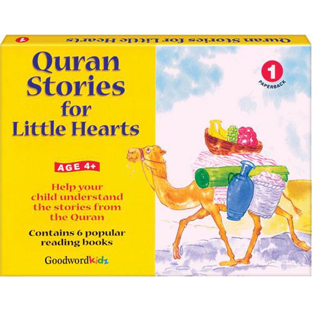 My Quran Stories for Little Hearts Gift Box-1 (Six Paperback Books)-Kids Books-Islamic Goods Direct