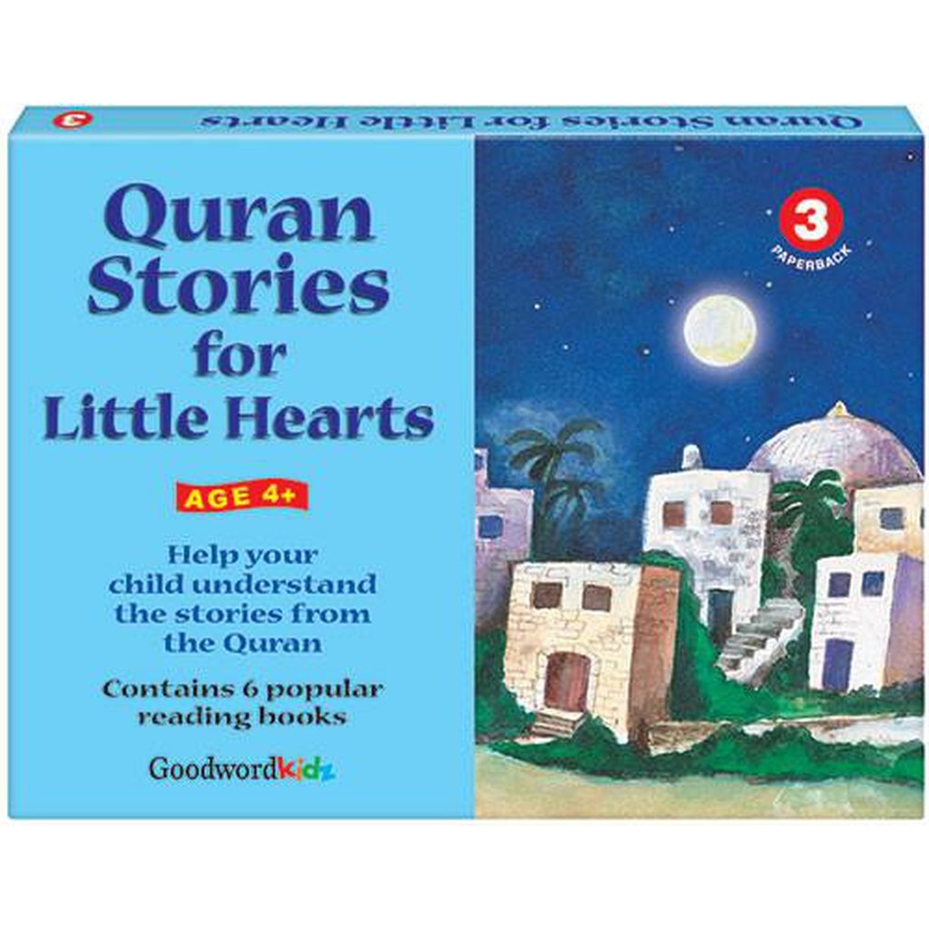 My Quran Stories for Little Hearts Gift Box-3 (Six Paperback Books)-Kids Books-Islamic Goods Direct