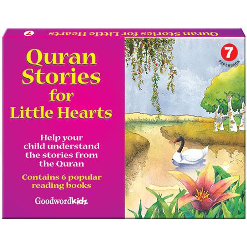 My Quran Stories for Little Hearts Gift Box-7 (Six Paperback Books)-Kids Books-Islamic Goods Direct