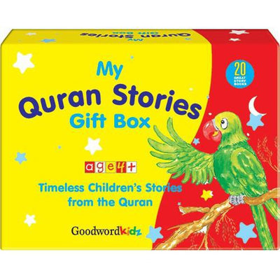 My Quran Stories Gift Box-1 (20 Quran Stories for Little Hearts PB Books)-Kids Books-Islamic Goods Direct