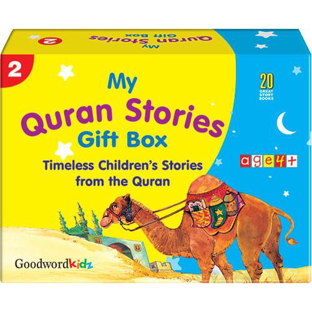 My Quran Stories Gift Box-2 (Twenty Quran Stories for Little Hearts Paperback Books)-Kids Books-Islamic Goods Direct